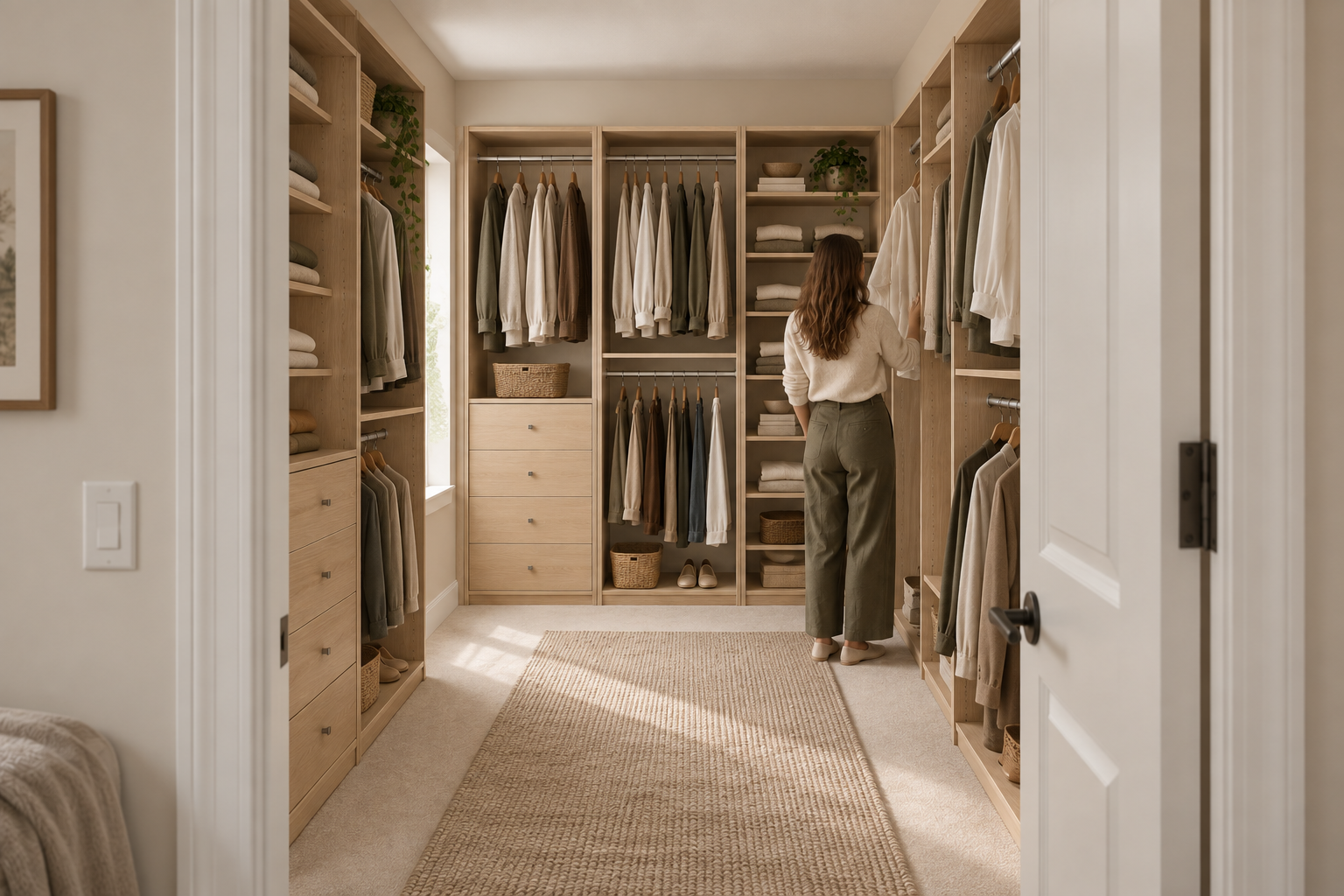 Concept exploration of a walk-in closet